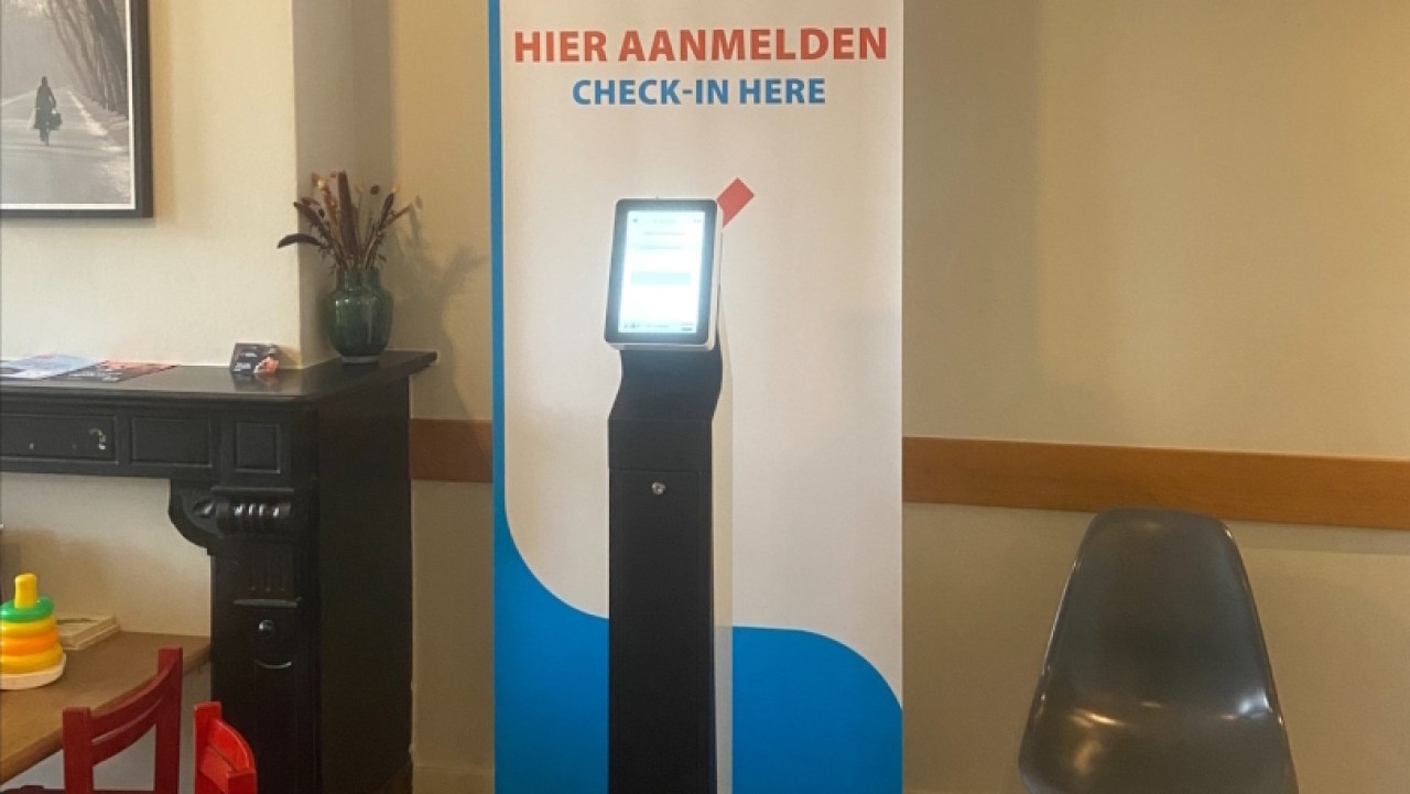Modular registration kiosk at GP practice
