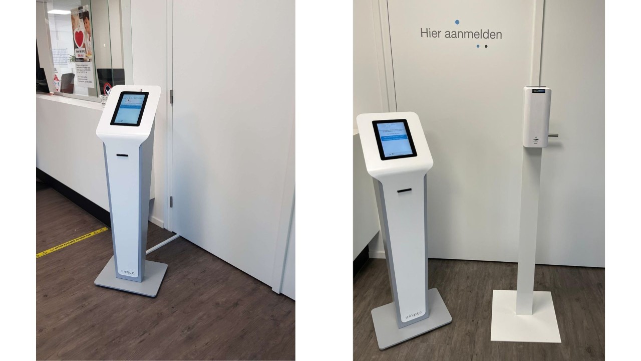 Registration kiosk at Medical Center